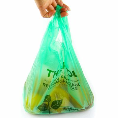 40% basierte biologisch abbaubare Plastikbioeinkaufstaschen, freundliche Plastiktaschen Eco