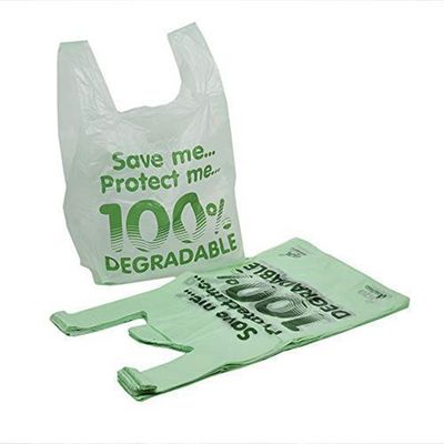 Umweltfreundliche Gemüseplastiktaschen, 100% kompostierbare Einkaufstaschen