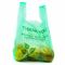 100% biologisch abbaubare Gemüsetaschen, kundenspezifische Plastiktaschen mit Griffen
