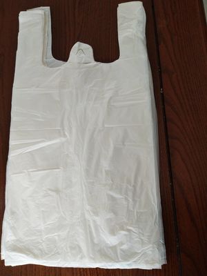 Dauerhafte umweltfreundliche Plastiktaschen 30 +18 x 58 cm übersichtliches Design
