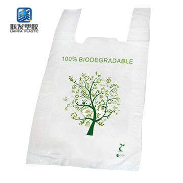 Kompostierbare PlastikEinkaufstasche 100% biologisch abbaubar